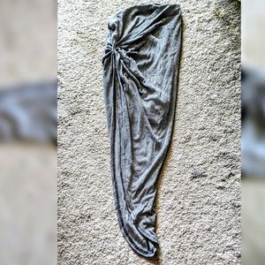 Charlotte Russe grey asymmetrical skirt